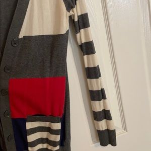 Forever 21 cardigan with red stripe